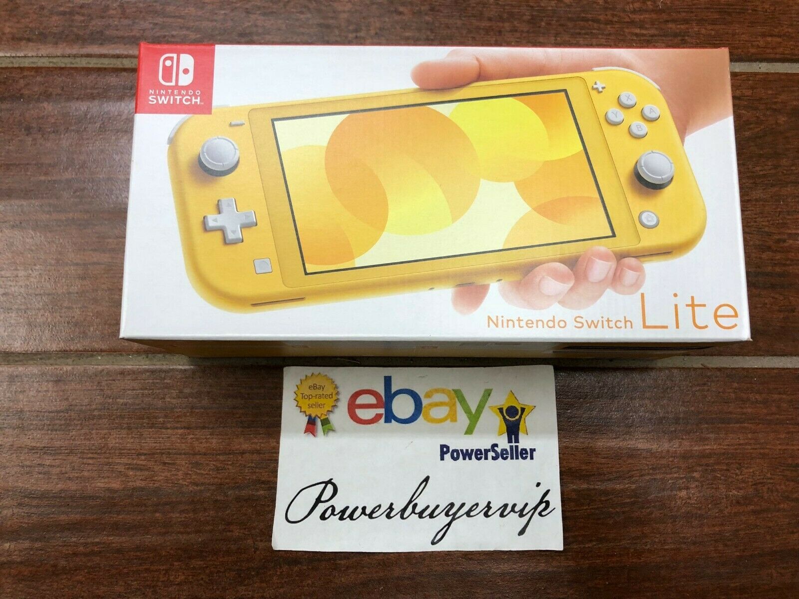 NEW Nintendo Switch Lite 32GB Console Yellow No Sales Tax - Click Image to Close